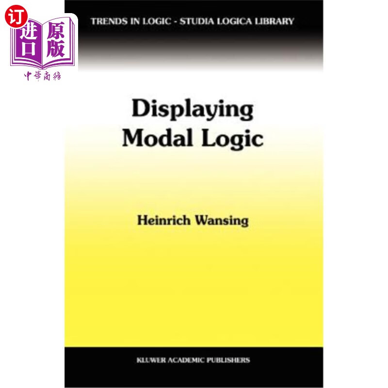 海外直订Displaying Modal Logic 显示模态逻辑