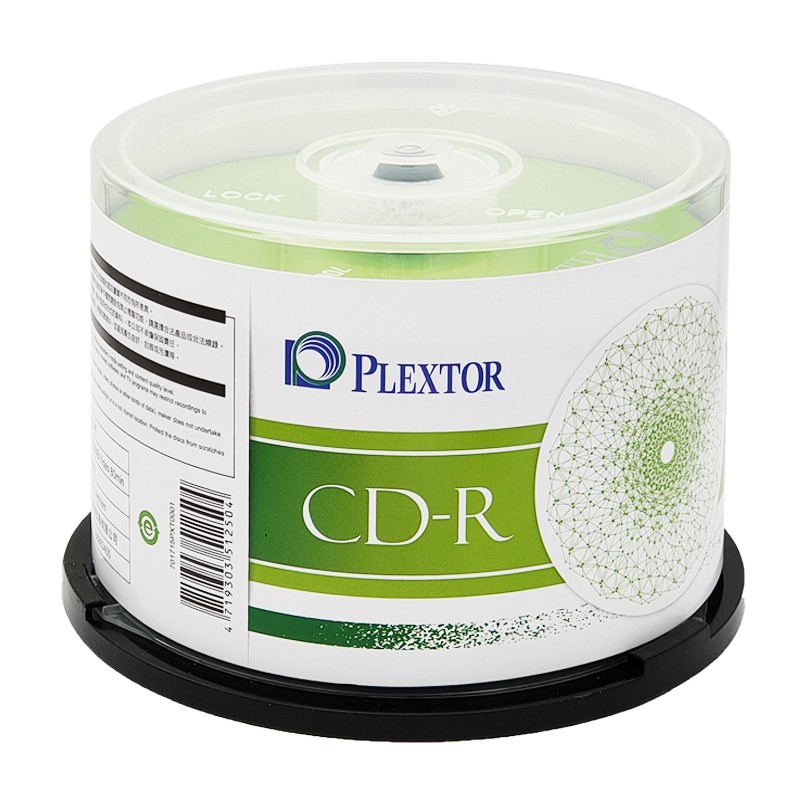 浦科特（PLEXTOR）CD-R 52速700M 空白光盘/光碟/刻录盘 桶装50片