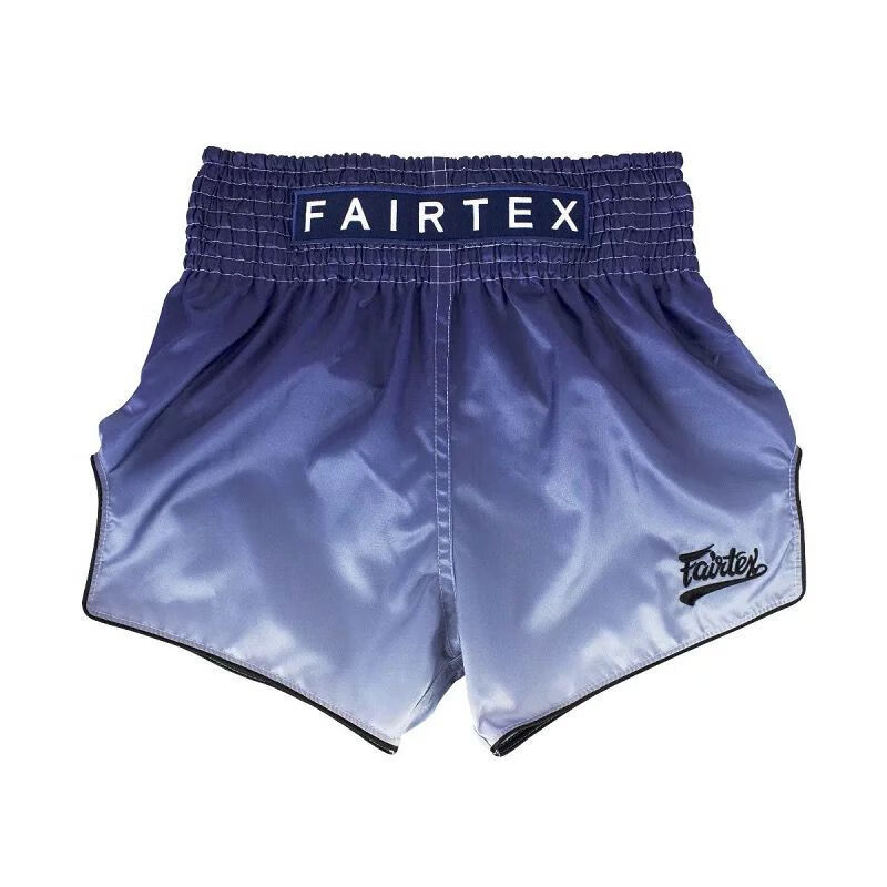 Fairtex 菲泰泰拳短褲 拳擊散打搏擊訓(xùn)練褲  比賽短褲 新款格斗褲 漸變藍(lán) S