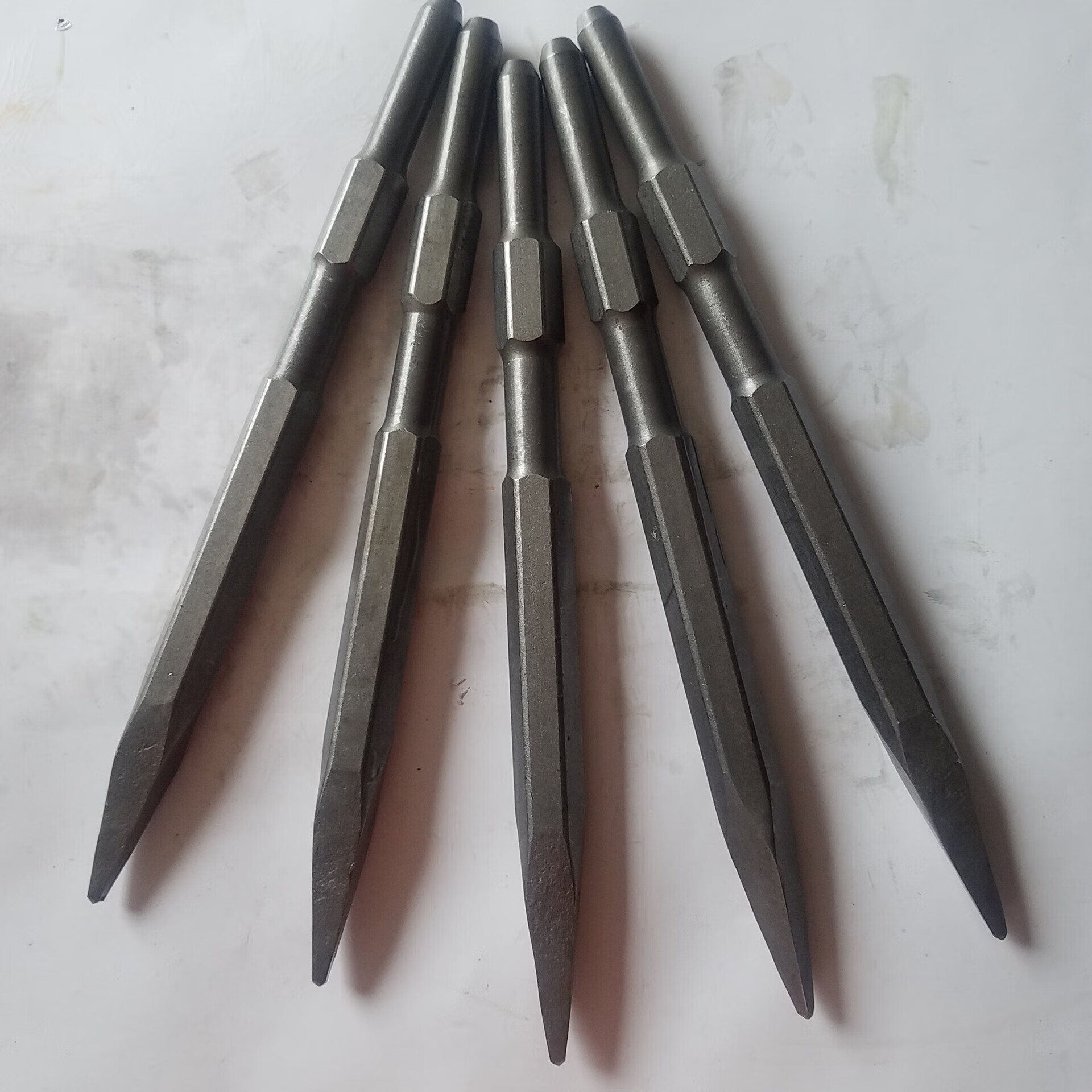 哩也波哩也六角尖扁凿电镐扁铲电镐尖铲 17*280尖铲