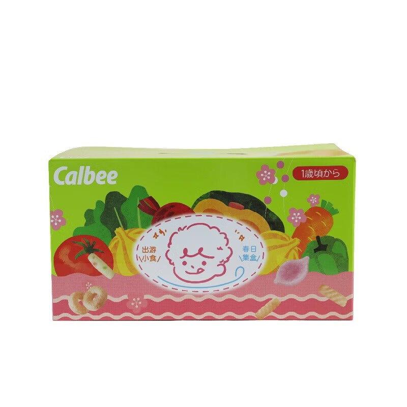 卡乐比（Calbee）日本进口春日集盒膨化食品红薯虾条米圈小包非油炸