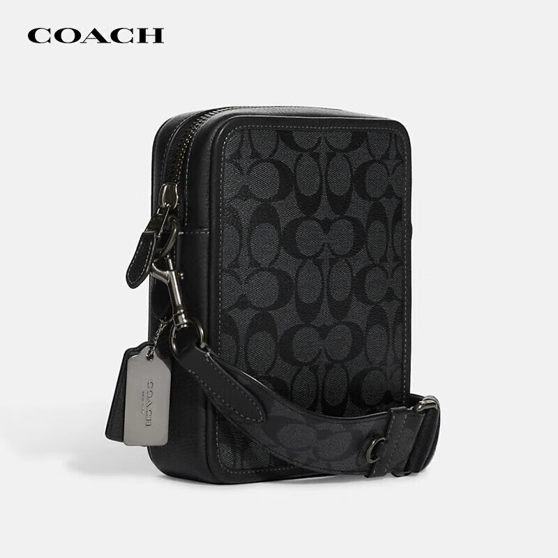 蔻驰(coach)男包 sullivan 男士老花单肩斜挎包520礼物送男友【保税仓