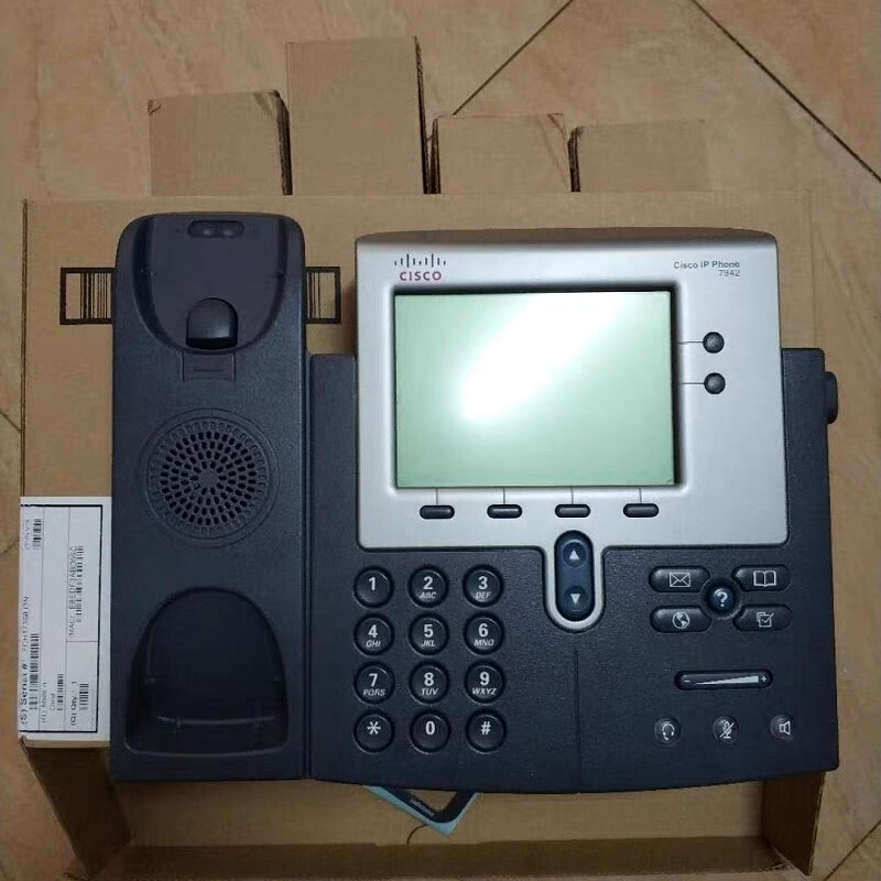 思科CP-7942G思科7900系列多功能IP電話機(jī)全新帶票 灰色