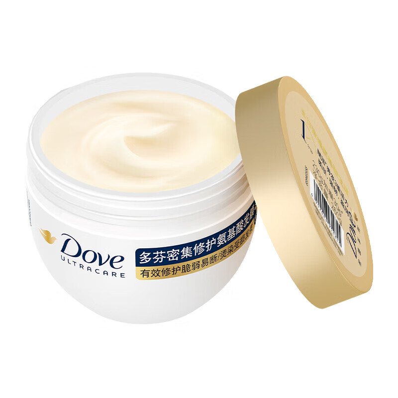 多芬(dove)致臻氨基酸发膜 修护干枯毛糙强韧柔顺滋养小金碗发膜