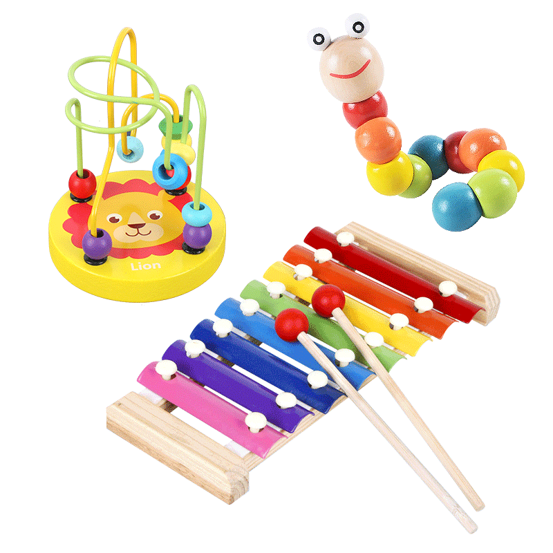 敲打玩具价格趋势分析：TaTanice手敲琴扭扭虫儿童绕珠串珠玩具