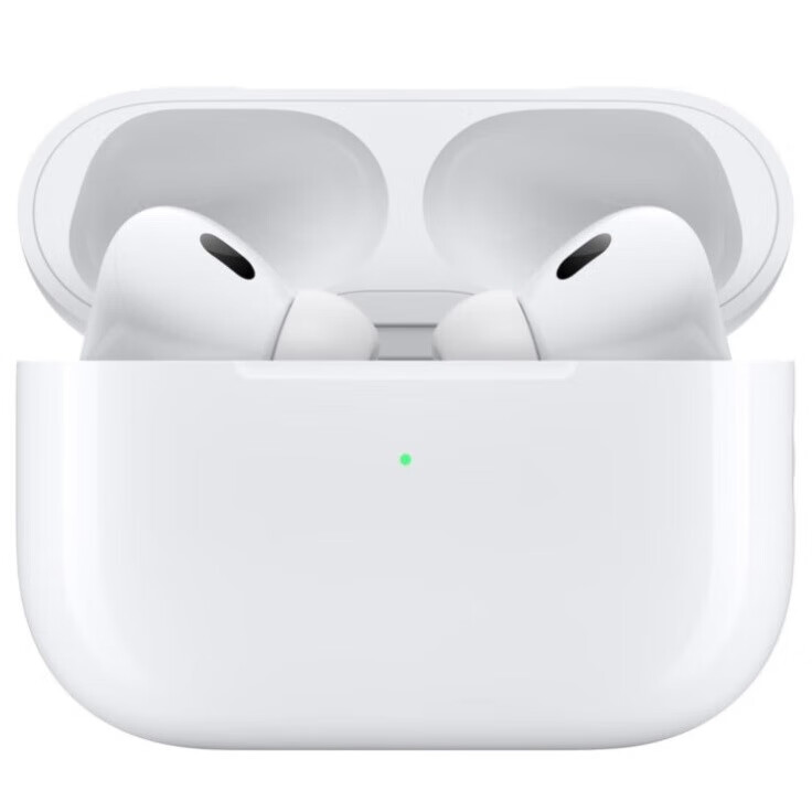 潮束派 苹果蓝牙耳机Air Pods pro2蓝牙耳机壳新款多彩一体式通保护软套硅胶材质蓝牙耳机保护软套防尘 AirPodspro2铂金白