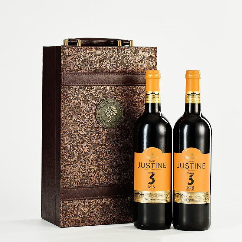 【限量库存】【GILBERT&GAILLARD挑战赛-金奖】西班牙法定产区DO级原瓶进口干红葡萄酒 西班牙14度DO级红酒+皮盒dmdegz