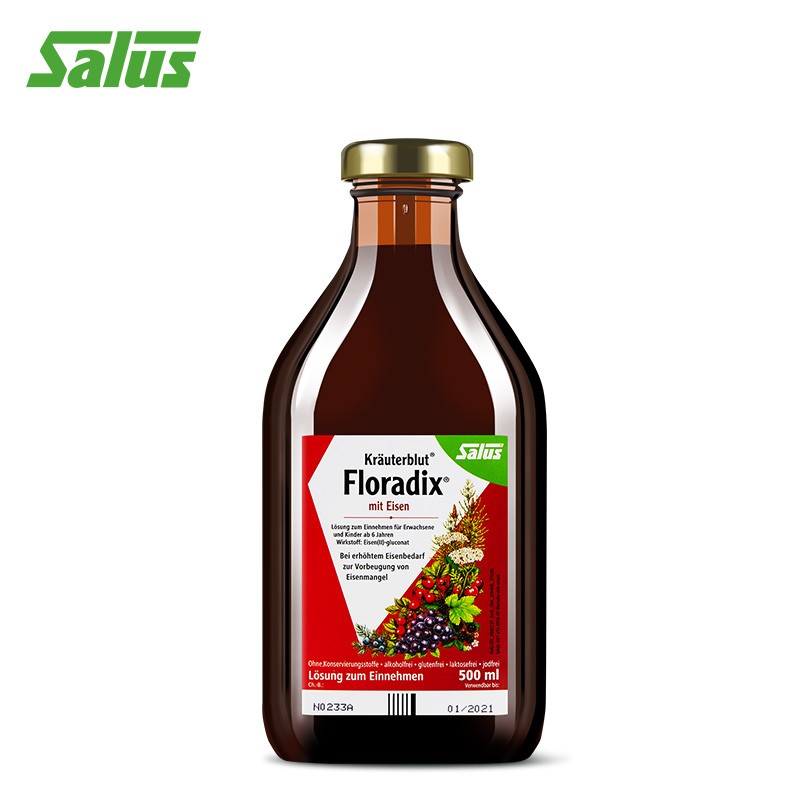 FLORADIX莎露斯铁元,改善贫血的首选品牌!