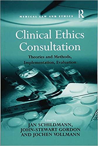 预订clinical ethics consultation: theories and metho