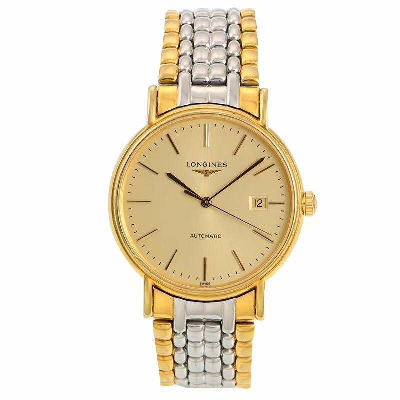 【二手95新】浪琴longines瑞士手表 瑰丽系列自动机械男士腕表38.