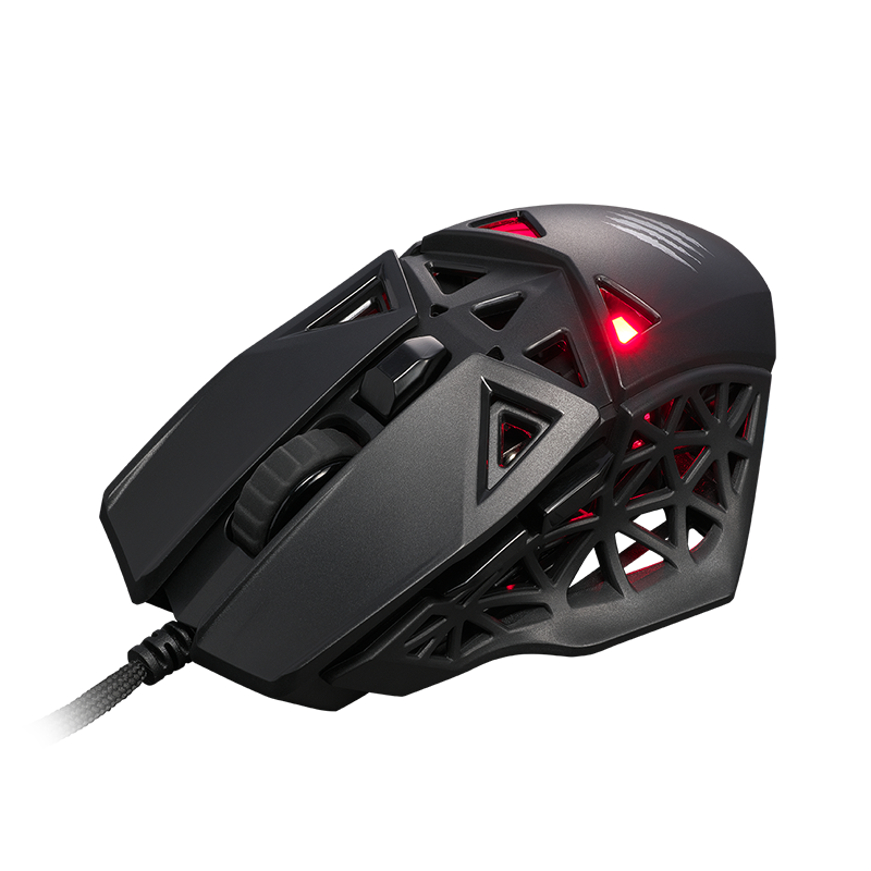 Mad Catz 美加狮 M.O.J.O. M1 有线鼠标 12000DPI RGB 黑色