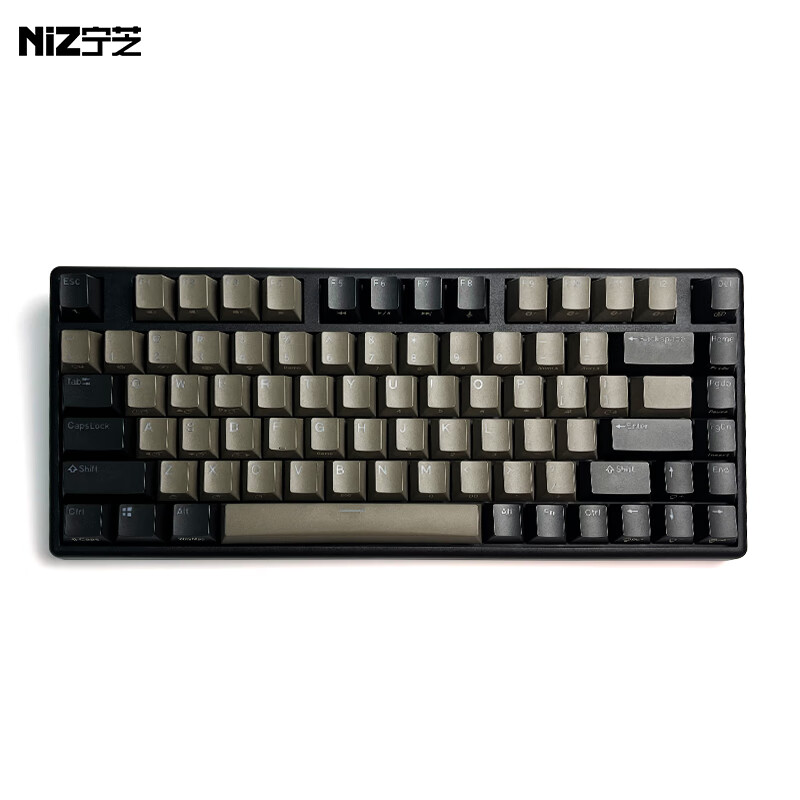 宁芝(niz)静电容键盘 打字办公台式机键盘 有线蓝牙rgb灯效键盘