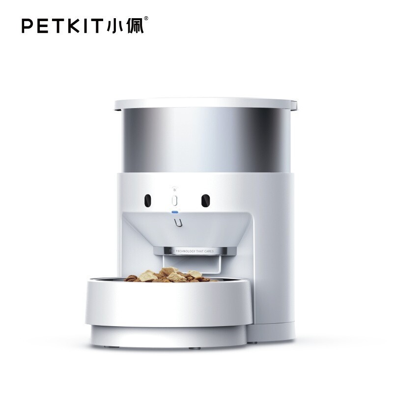 小佩PETKIT宠物智能喂食器行星 自动投食器可放冻干定时定量远程控制猫咪狗狗大型犬食盆 行星白色5L