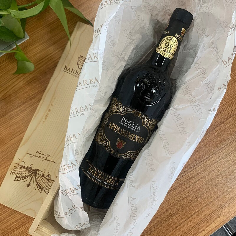 BARBANERA普利亚风干帕赛托红葡萄酒 Appassimento原瓶进口 750ml单支礼盒