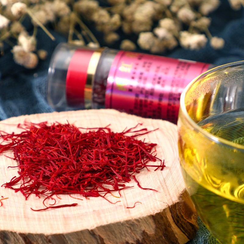 北京同仁堂藏红花西红花茶长丝泡水养生茶1g瓶1瓶