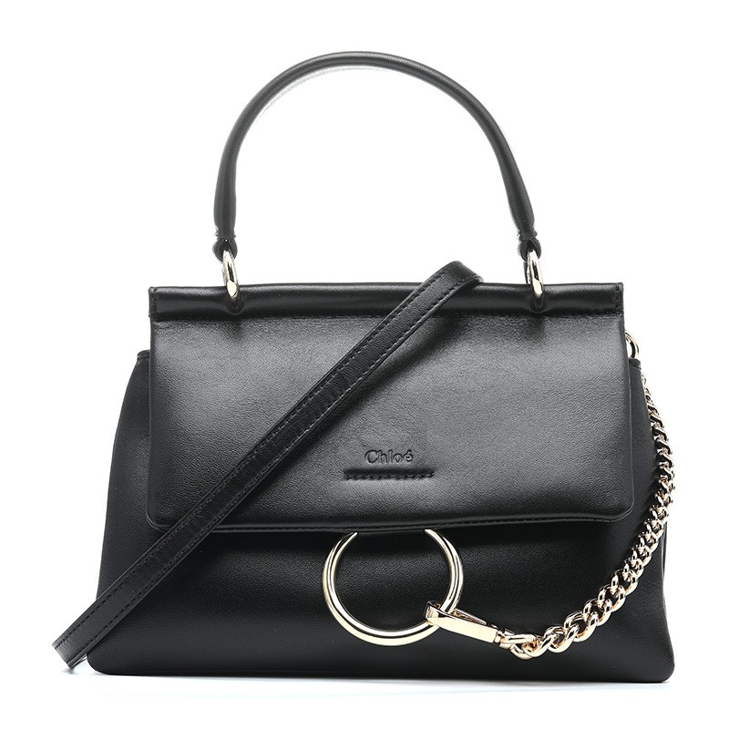 蔻依(chloe)【送女友】faye系列羊皮革链条女士单肩斜挎包女包chc21as