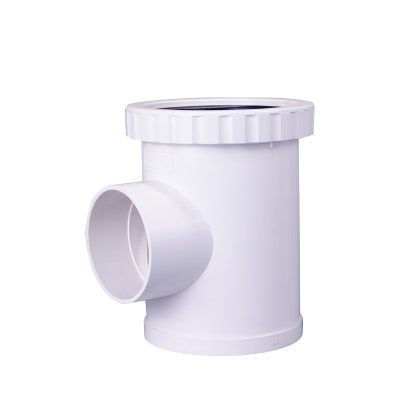 零悉pvc伸缩节三通 加长螺纹伸缩接活接快抢修接头排水管5075110160pv