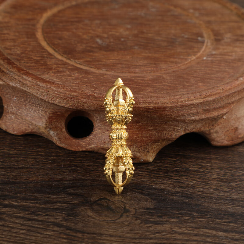 品饰匠 金刚杵五智金刚杵 铜五股杵尼泊尔密宗法器吊坠挂件小号 小号