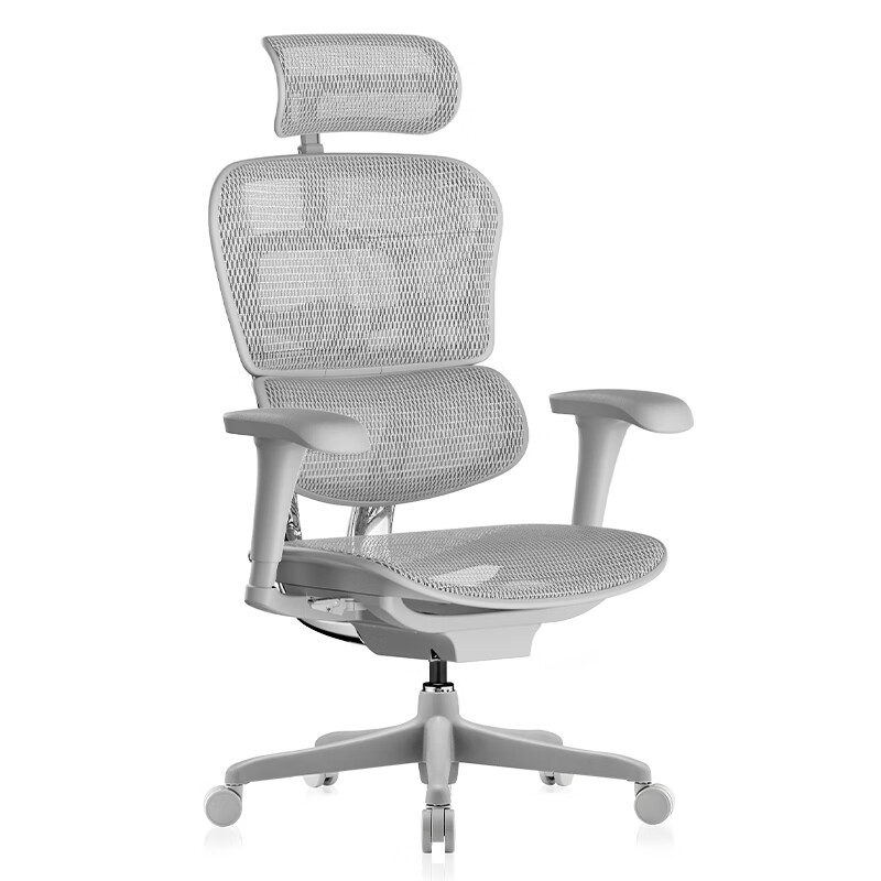 Ergonor 保友金豪b2/雄鹰 人体工学椅 电脑椅 电竞椅办公椅子可躺老板椅 【金豪b2】银白网-尼龙脚