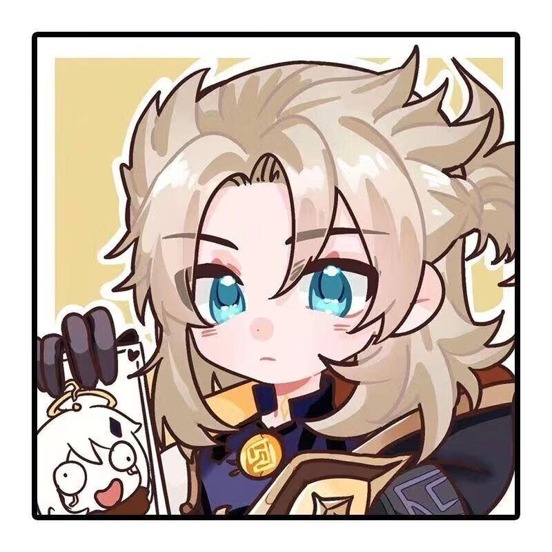 皇耀原神钻石画 卡通手工制作钻石贴画胡桃散兵钻石绣可爱礼物 画布