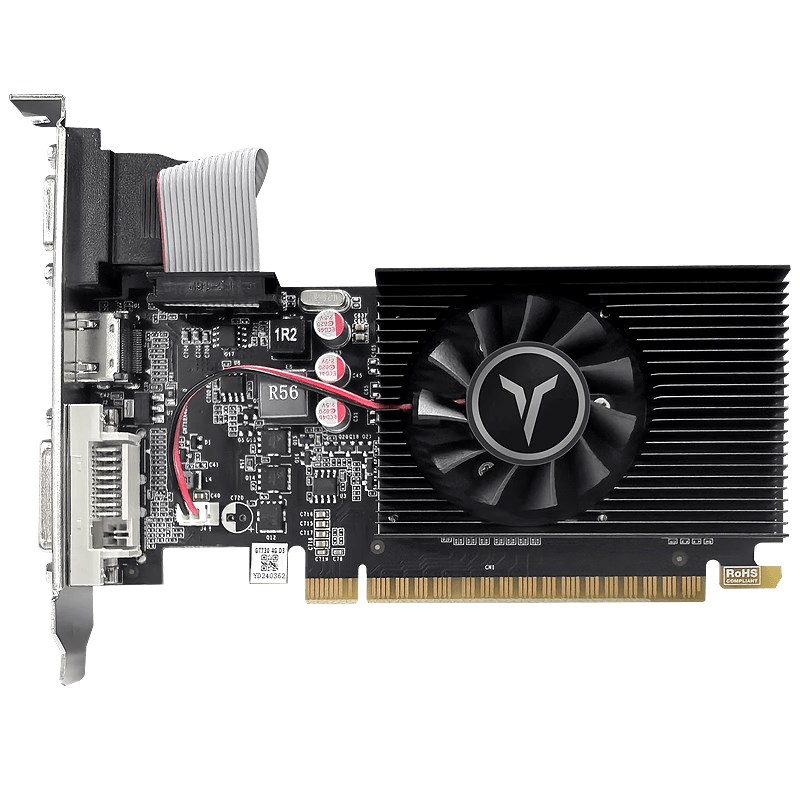 盈通（yeston）GT730-4G D3 LP 4G/DDR3/64bit 办公游戏显卡