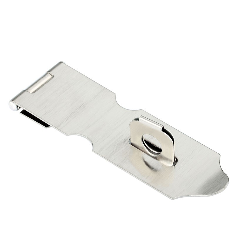 恩鸽 不锈钢抽屉锁 门锁 挂锁门鼻扣吊 柜子搭扣 房门对开门搭扣  5号