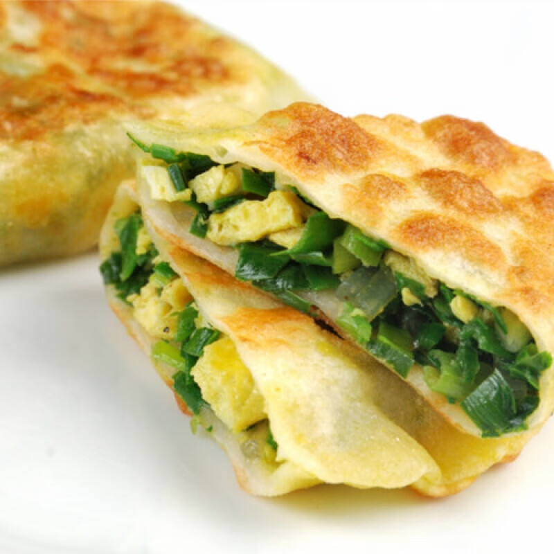 哺食旺浙江特产韭菜鸡蛋馅饼麦肉饼新鲜韭菜饼1200g 1200g