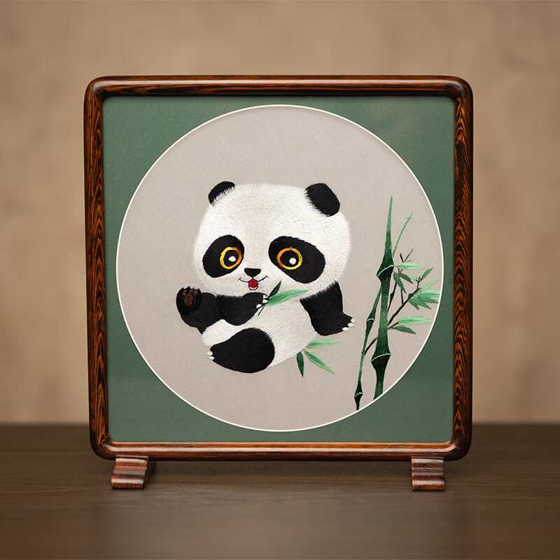 沃之沃(vozvo)苏绣摆件中式国风创意装饰摆台双面绣手工艺礼品商务伴