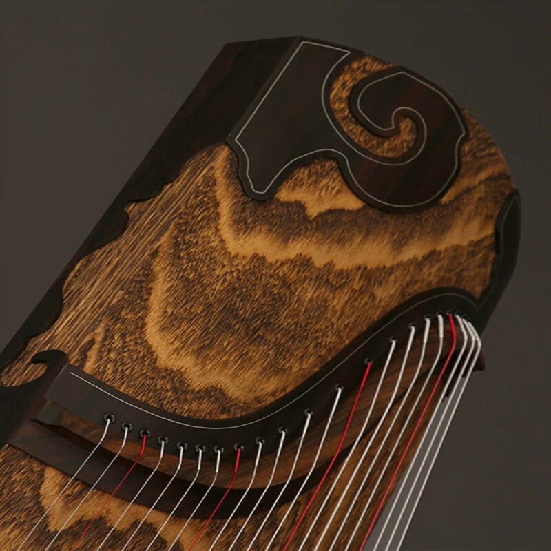 琼花古筝 夏露 实木手工整挖古筝琴兰考老料泡桐木演奏收藏