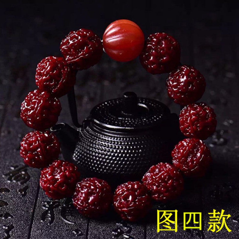 【七夕情人节】精品尼泊尔包浆玉化5瓣6瓣大金刚手链机刷包浆金刚菩提