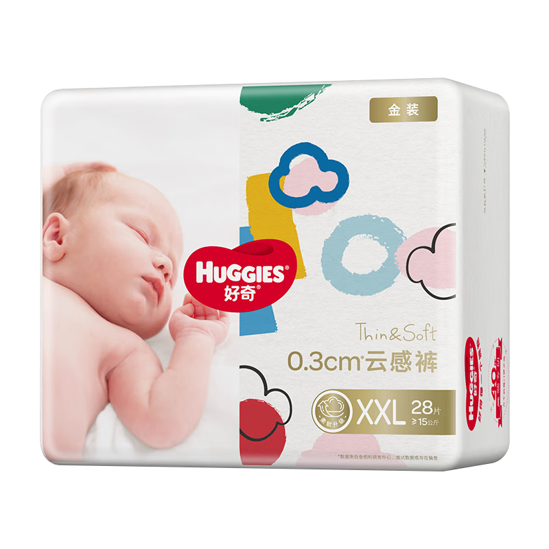���棨Huggies����װֽ���XXL28Ƭ(15kg����)�Ƹп���ʪ����͸�������������