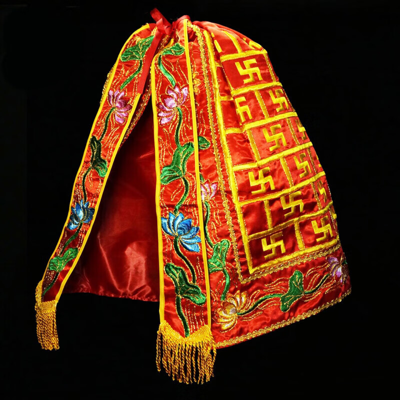 袈裟披风寺庙供佛祖师公佛袍百衲衣神明衣服可定制尺寸 红色 108厘米