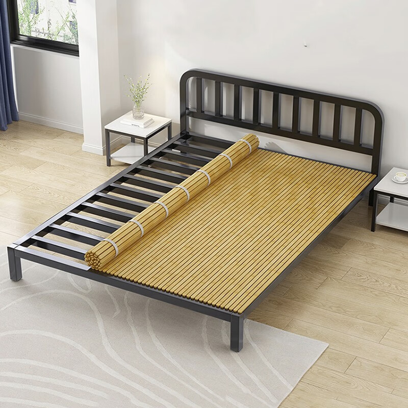 居威尼折叠竹床板垫片排骨架加密床垫加硬实木床板凉席单人环保 竹席