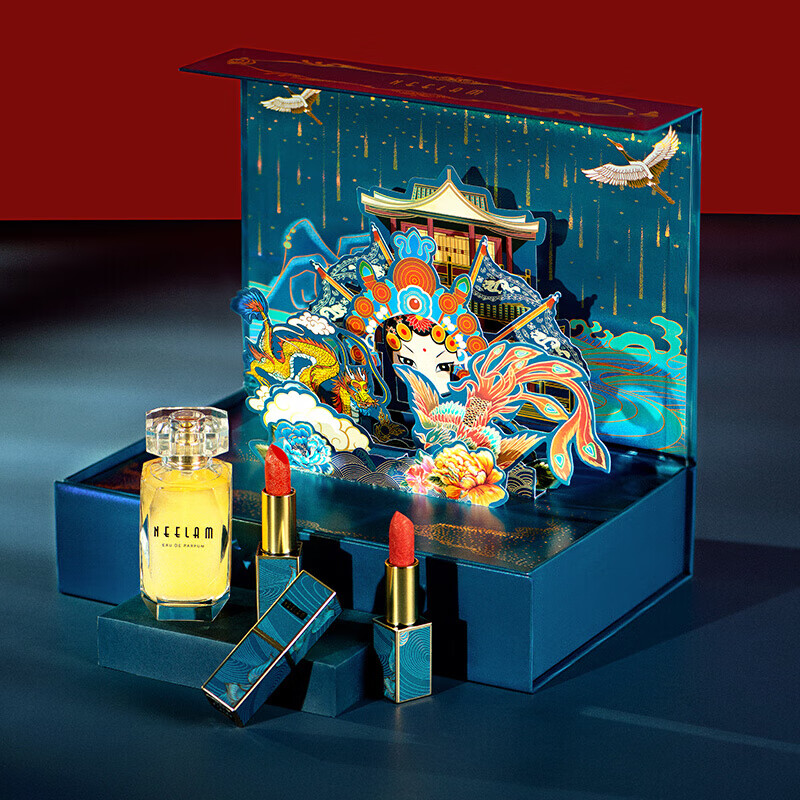 花西子 国潮 表白送礼口红礼盒商品图片-8