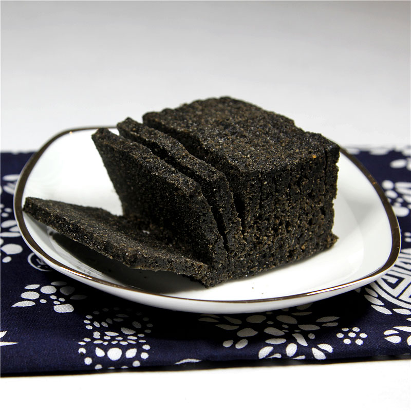 食加江山土特产传统黑芝麻米糕农家手工现做糯米糕点500g 芝麻含量70%