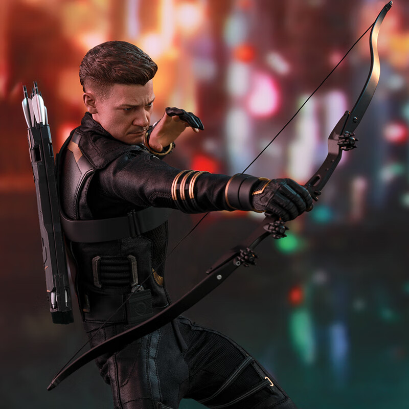 hot toys复仇者联盟4:终局之战 鹰眼  1:6比例珍藏人偶 鹰眼普通版