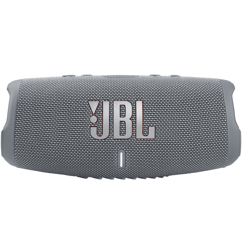 JBL CHARGE5 音乐冲击波五代 便携式蓝牙音箱+低音炮 户外防水防尘音箱 桌面音响 增强版赛道扬声器 灰色