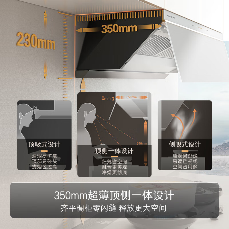 卡萨帝燃气套装 CDY5UD油烟机怎么样？全面解析在此！