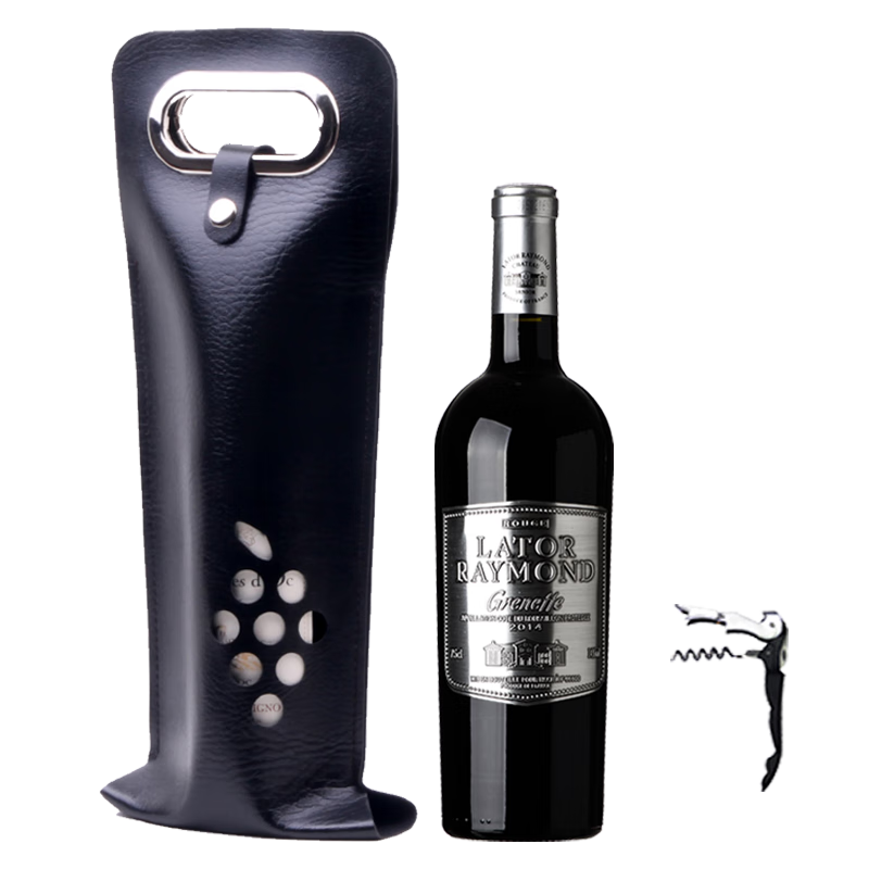 拉图雷蒙城堡（La Figure Ramon Castle）格尼特干红葡萄酒 法国原瓶进口贝尔热拉克产区AOC红酒 单支750ml装