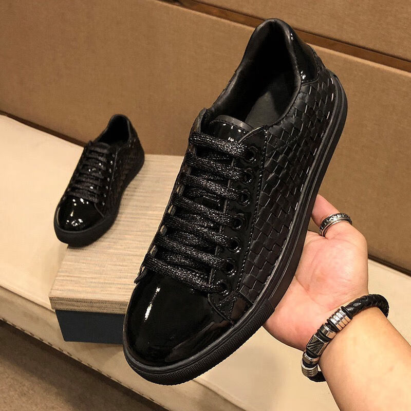 铭汇通bv男鞋编织鞋2023新款bv男鞋休闲鞋韩版潮流时尚手工编织板鞋男