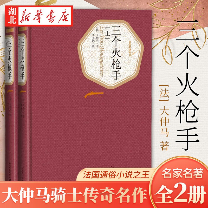 名著名译精装 三个火枪手上下全2册 大仲
