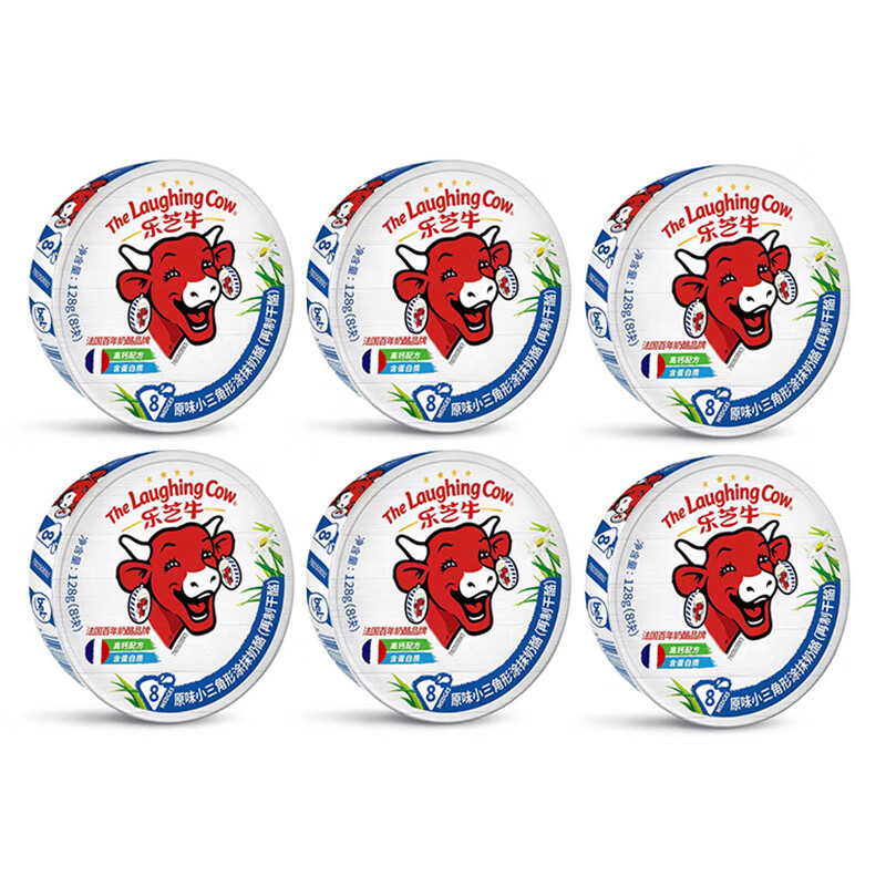 kiri凯芮乐芝牛法国进口小三角涂抹奶酪 儿童奶酪块早餐即食芝士干酪