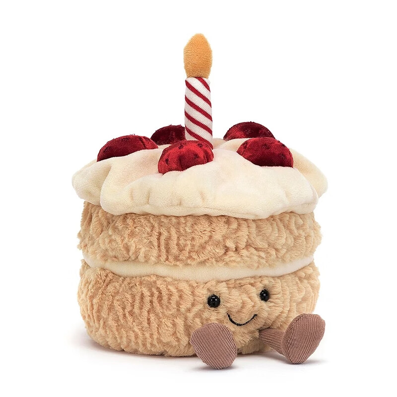 婴果小岛趣味生日蛋糕公仔玩偶毛绒玩具生日礼物女生送给女朋友闺蜜
