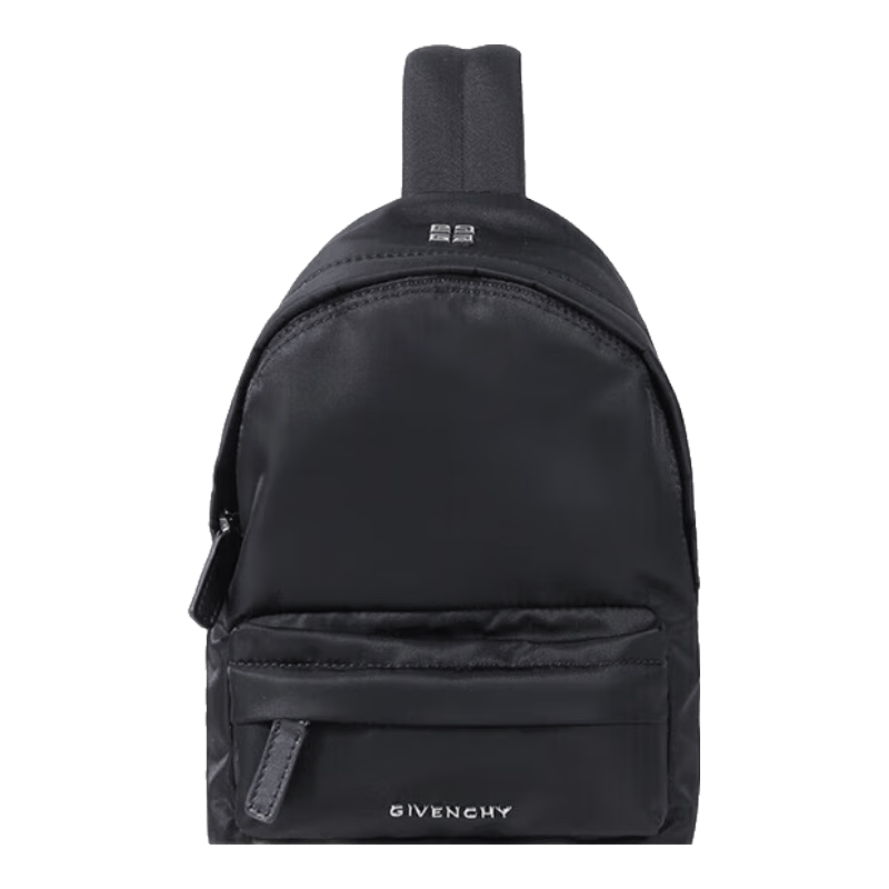 纪梵希（Givenchy）新品 男士Essential U系列织物胸包单肩斜挎包小号男包BK50CNK1JE 001 黑色