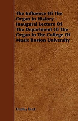预订 the influence of the organ in history - inaugur