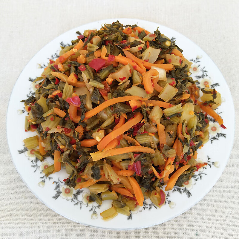 虎钢馋云南土特产大理宾川水腌菜 农家自制酸菜 下饭配菜 500g 500g