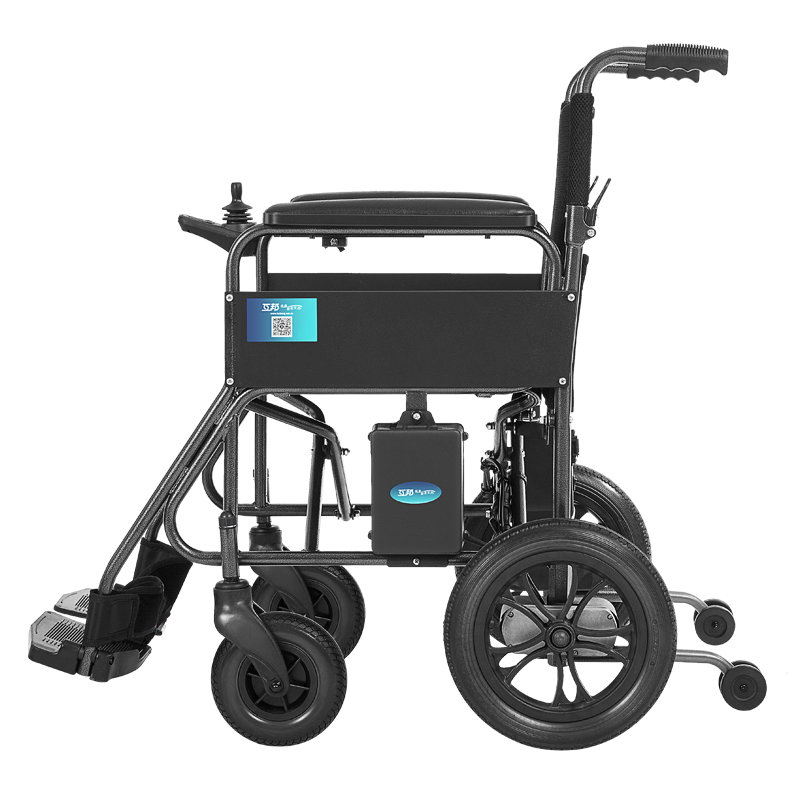互邦电动轮椅老年代步电动车全自动轻便可折叠旅行四轮老人长续航残疾人可推可坐小型简易减震代步车上海互帮 标准款：6A锂电池/续航10-12km/铝合金车架实付1580元