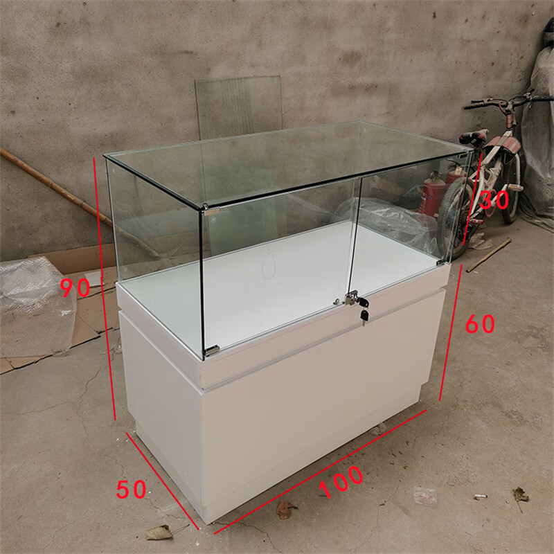定制玻璃展示柜珠寶首飾柜臺(tái)陳列柜商用樣品博物館文物陶瓷展覽柜 款式八