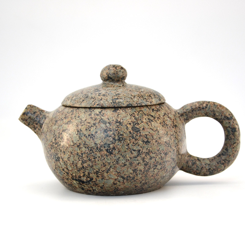 蒙古奶茶壶大容量 内蒙古中华麦饭石茶具 一体小手把壶 家用功夫茶具