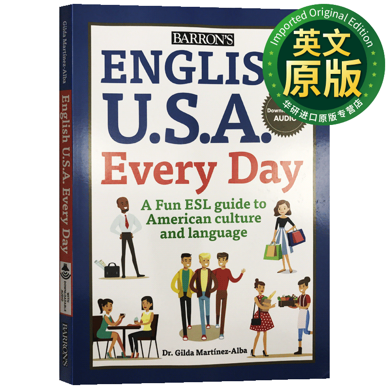 美式英语 常见英语词汇和习惯用语 英文原版 English U.S.A. Every Day 英文版